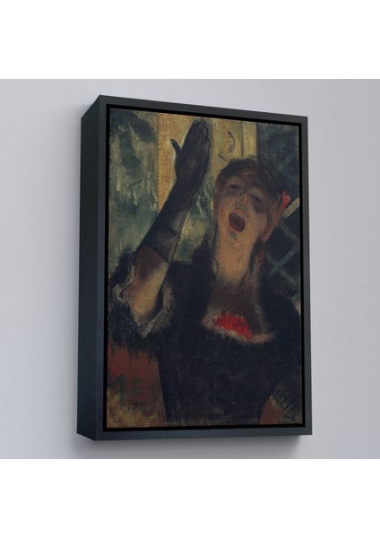 Çerçeveli Edgar Degas - Cafe Singer TABLO-8088 fırsatları