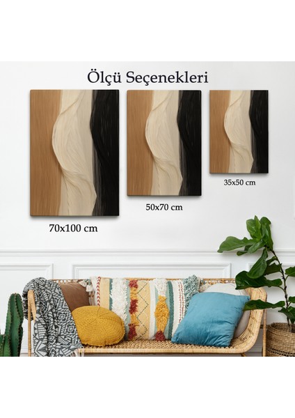 Çerçeveli Kumaş Desenli Dekoratif TABLO-7596 indirimleri