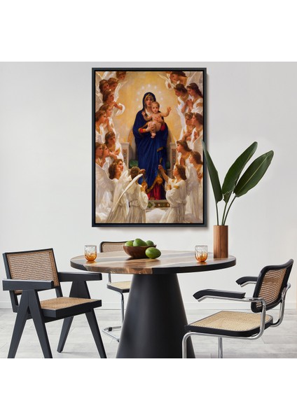 Çerçeveli Meryem ve Oğlu Isa Tablo - Jesus Christ -6450