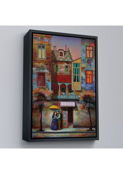 Çerçeveli Aşık Çift Kanvas Duvar TABLOSU-6179 modelleri