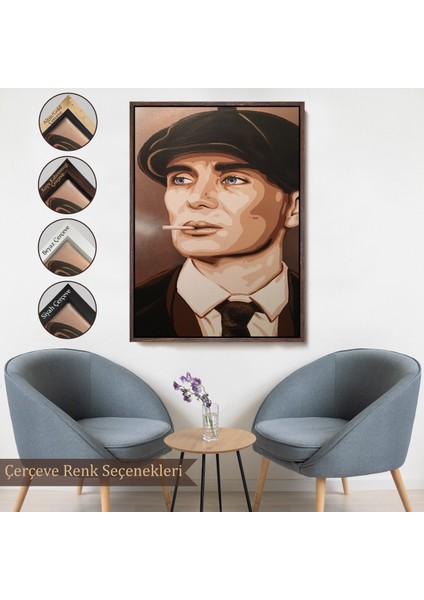 Çerçeveli Ekart Peaky Blinders Thomas Shelby TABLO-7775