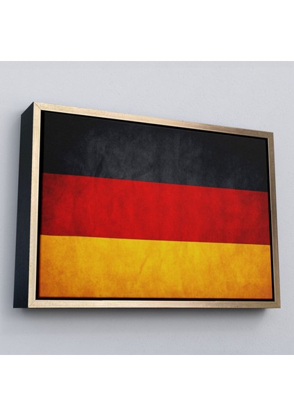 Çerçeveli Almanya Bayrağı Rustik Yıpranmış Tablo, Ev ve Ofis DEKORU-5386 fiyatları