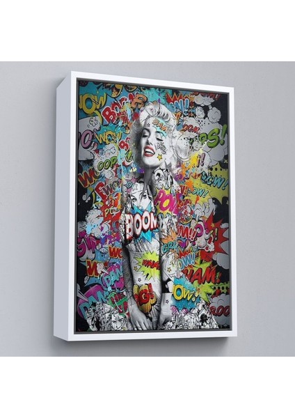 Çerçeveli Graffiti , Renkli Kanvas TABLO-5307 fırsatları