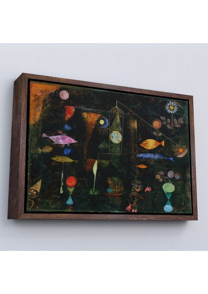 Çerçeveli Paul Klee - Sihirli Balık Tablo - Fish MAGIC-7109 fiyatları