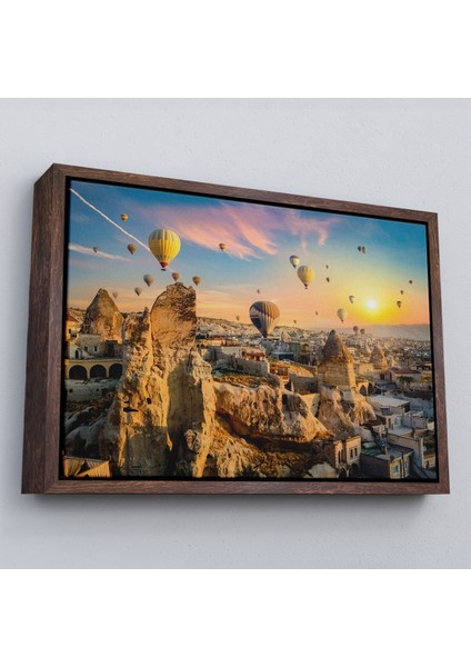Çerçeveli Göreme Kapadokya Manzarası Duvar TABLOSU-1245 fiyatları