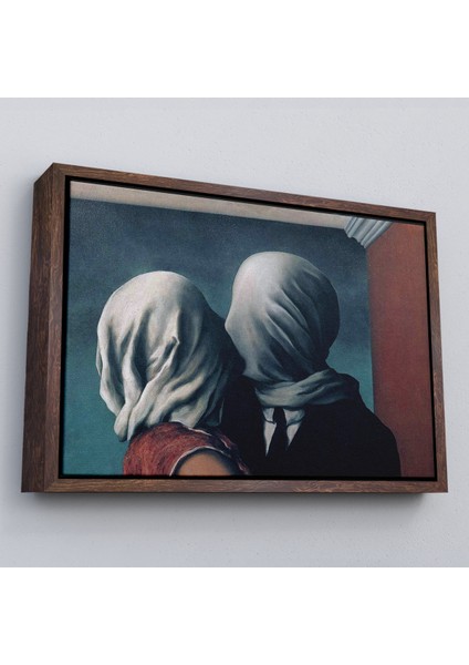Çerçeveli Rene Magritte The Lovers TABLOSU-5161 fiyatları