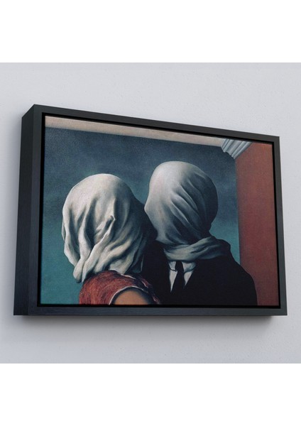 Çerçeveli Rene Magritte The Lovers TABLOSU-5161 modelleri