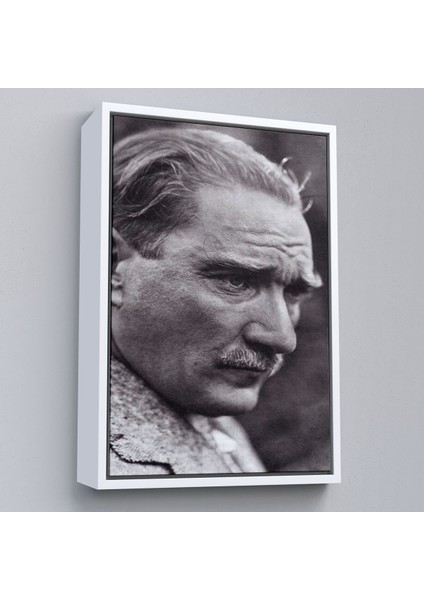 Çerçeveli Mustafa Kemal Atatürk Yakın Çekim Duvar TABLOSU-6213 fırsatları