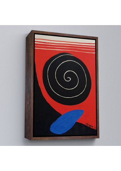 Çerçeveli Alexander Calder - Büyük Kaya Tablosu - Big BOULDER-8079 fiyatları