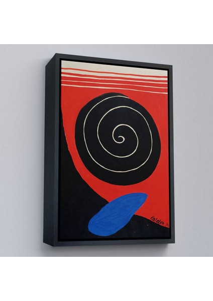 Çerçeveli Alexander Calder - Büyük Kaya Tablosu - Big BOULDER-8079 modelleri