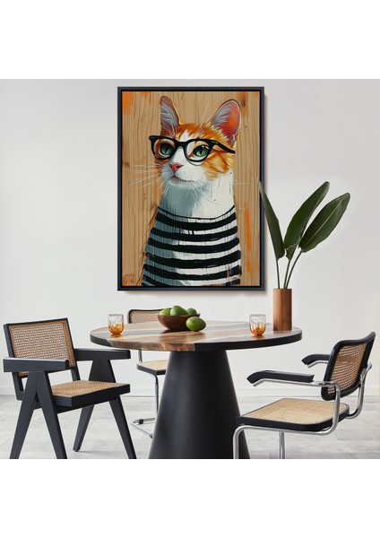Çerçeveli Cool Kedi TABLO-7644