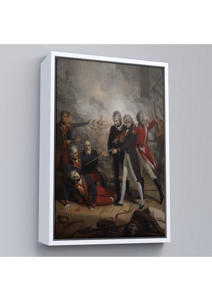 Çerçeveli San Nicolas'ın St Vincent'ta Teslim Olması Reprodüksiyon TABLOSU-6277