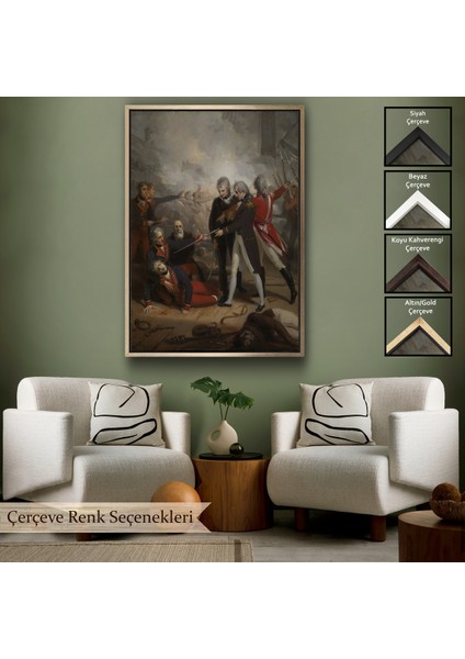 Çerçeveli San Nicolas'ın St Vincent'ta Teslim Olması Reprodüksiyon TABLOSU-6277