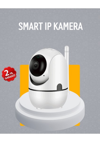 Akıllı Güvenlik Kamerası Hd Görüntü Kalitesi Hareket Algılama Wifi Kamera (Kopya)
