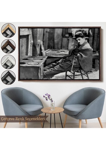 Çerçeveli Charlie Chaplin TABLOSU-6619