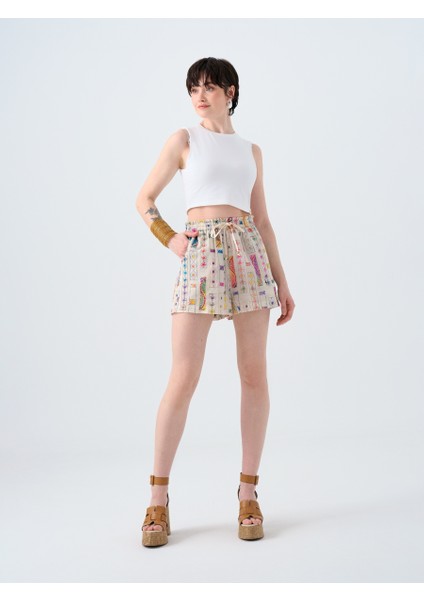 High Waist Kadın Şort