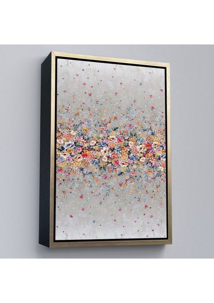 Çerçeveli Renkli Çiçekler Duvar TABLOSU-6085 fiyatları