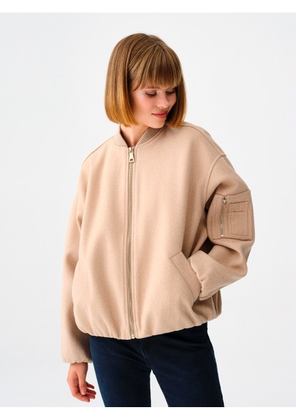 Loose Fit Kadın Mont