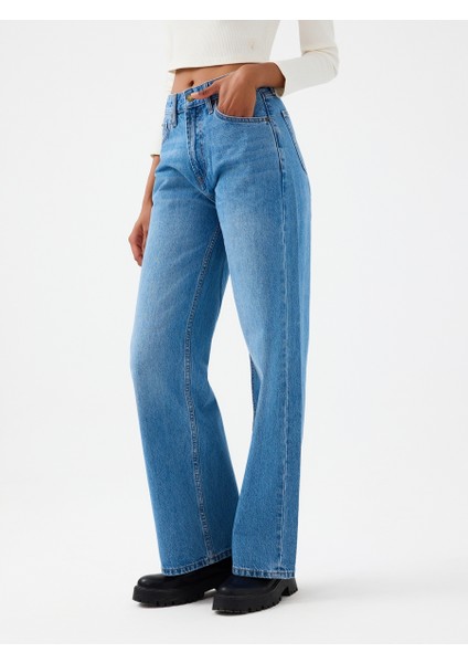 Wide Leg Regular Fit Kadın Pantolon fırsatları
