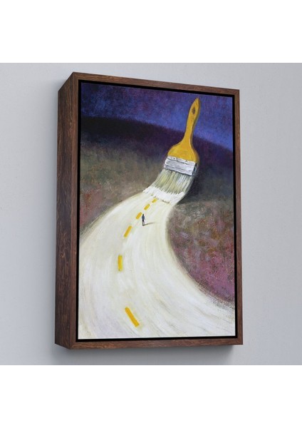 Çerçeveli Kendi Yolunu Çiz Duvar TABLOSU-6071