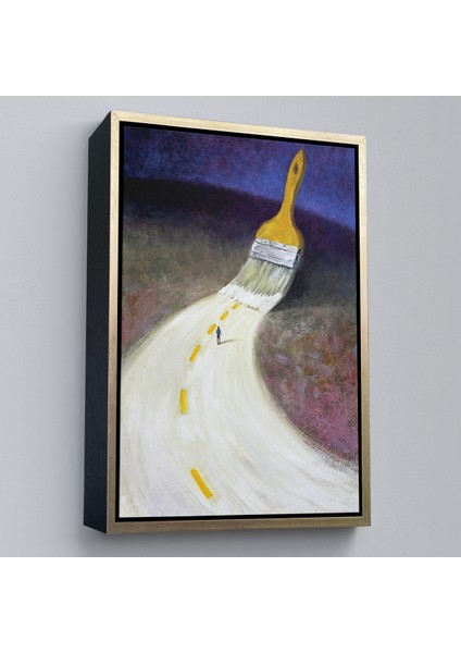 Çerçeveli Kendi Yolunu Çiz Duvar TABLOSU-6071 fiyatları