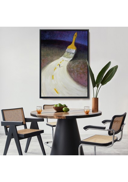 Çerçeveli Kendi Yolunu Çiz Duvar TABLOSU-6071