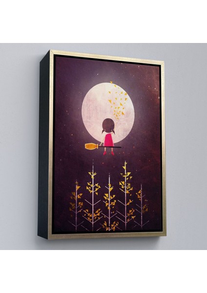Çerçeveli Küçük Bir Gece Gezgini TABLOSU-6270 modelleri