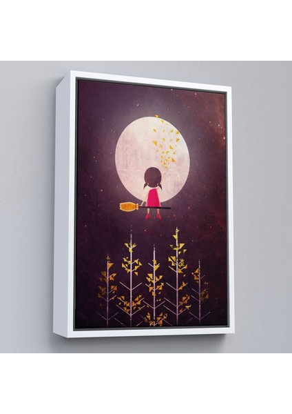 Çerçeveli Küçük Bir Gece Gezgini TABLOSU-6270 fırsatları