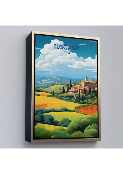 Çerçeveli Toskana Italya Tablosu - TUSCANY-7764 modelleri