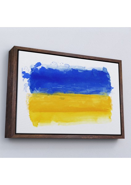 Çerçeveli Ukrayna BAYRAĞI-7268 fiyatları