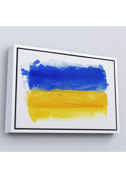Çerçeveli Ukrayna BAYRAĞI-7268 fırsatları