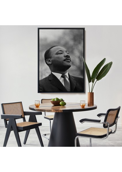 Çerçeveli Martin Luther King Dekoratif Kanvas Duvar TABLOSU-6374