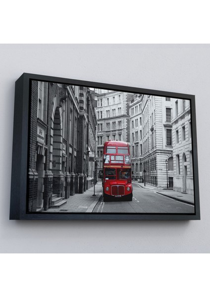Çerçeveli Londra Kırmızı Otobüs TABLOSU-6622 modelleri
