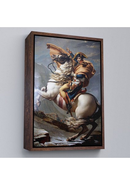 Çerçeveli Bonaparte Franchissant Le Grand-Saint-Bernard TABLOSU-6296 fiyatları