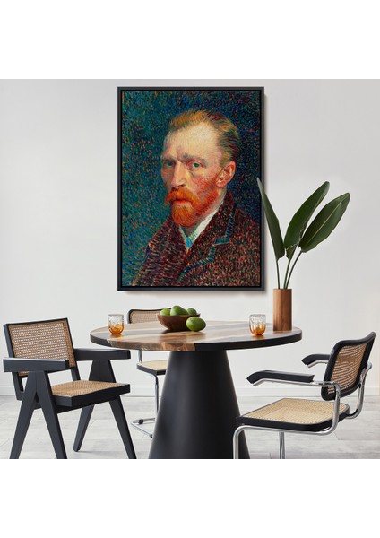 Çerçeveli Vincent Van Gogh - Otoportre TABLO-7453