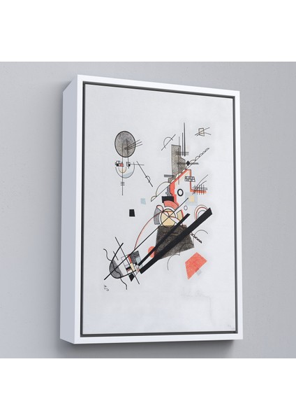 Çerçeveli Vasily Kandinsky - Mutlu Yükseliş TABLOSU-7492 fırsatları