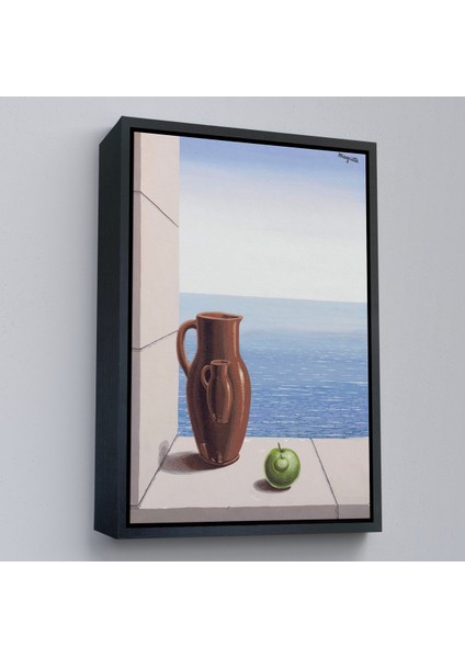 Çerçeveli Rene Magritte - Stimülasyon Hedefi TABLOSU-7412
