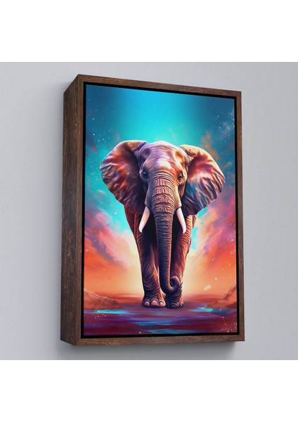 Çerçeveli Yürüyen Fil TABLO-7546 fiyatları