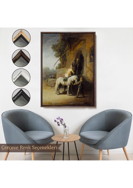 Çerçeveli Rembrandt - Iyi Samiriyeli Tablo - The Good SAMARITAN-7430