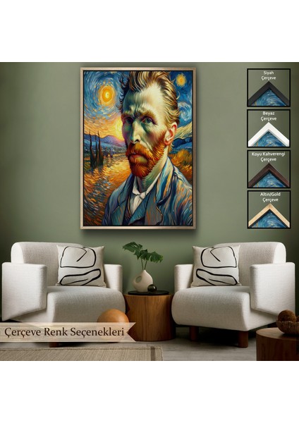 Çerçeveli Vincent Van Gogh TABLOSU-7680