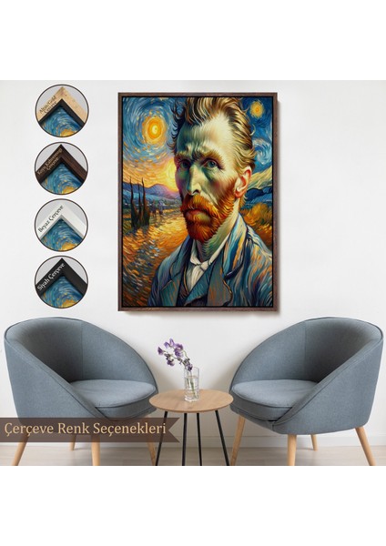 Çerçeveli Vincent Van Gogh TABLOSU-7680