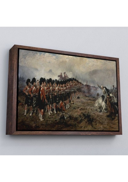 Çerçeveli Robert Gibb'in Ince Kırmızı Çizg Tablosu -The Thin Red LINE-6602 fiyatları