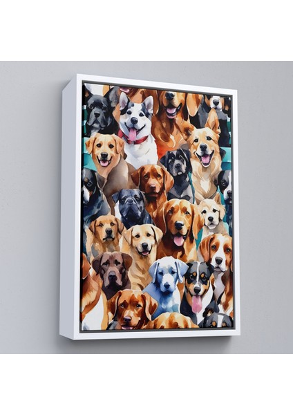 Çerçeveli Sevimli Köpekler TABLOSU-7920 fırsatları