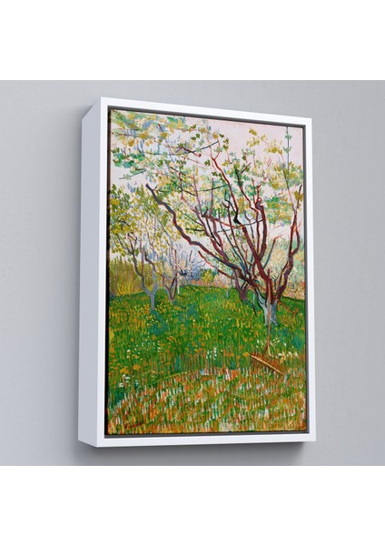Çerçeveli Vincent Van Gogh - Meyve Çiçekleri TABLOSU-7450 fırsatları