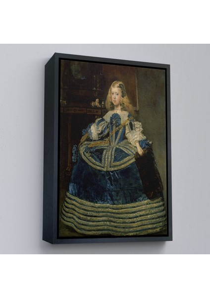 Çerçeveli Diego Velázquez - Infanta Margarita'nın Portre TABLO-7333 modelleri