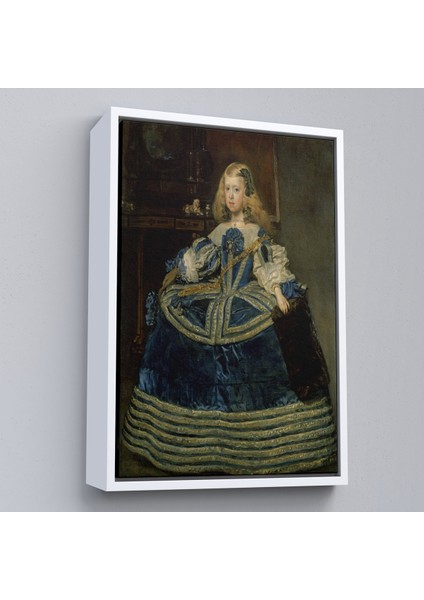 Çerçeveli Diego Velázquez - Infanta Margarita'nın Portre TABLO-7333 fırsatları