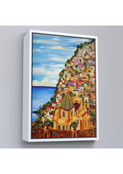 Çerçeveli Roberto Gagliardi'nin Positano Isimli TABLOSU-6328 fırsatları