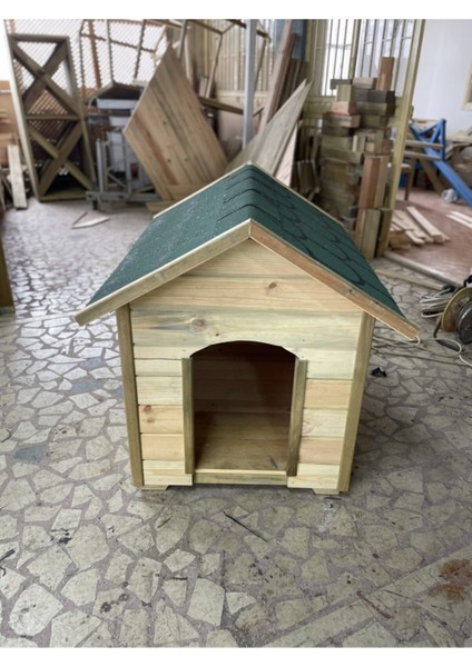 Küçük Köpekler Için Rahat ve Şık Ahşap Kulübe, Kahverengi Renkli, Dayanıklı Tasarım fiyatları