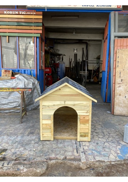 Küçük Köpekler Için Rahat ve Şık Ahşap Kulübe, Kahverengi Renkli, Dayanıklı Tasarım modelleri