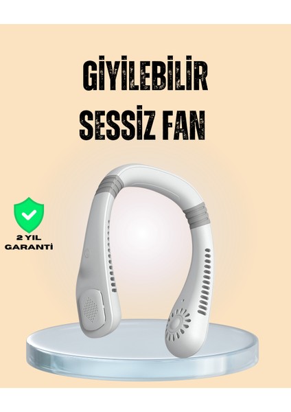 Esnek Silikon Tasarımlı Taşınabilir Kişisel Fan